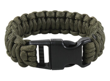 Bratara paracord M - olive magazin Squad Store