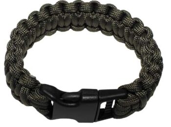 Bratara paracord S - olive magazin Squad Store