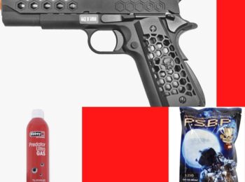 Colt 1911 Hex Cut green gas